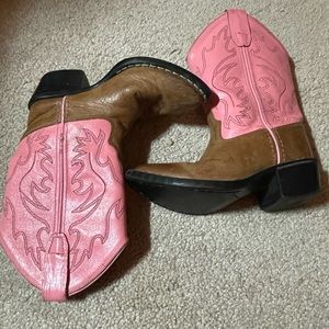 Pink cowgirl boots